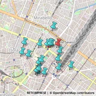 Mappa Via Emanuele Muzio, 20124 Milano MI, Italia (0.438)