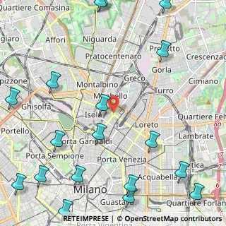 Mappa Sondrio, 20124 Milano MI, Italia (3.30722)