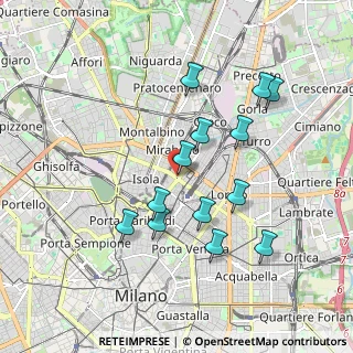Mappa Via Emanuele Muzio, 20124 Milano MI, Italia (1.76538)