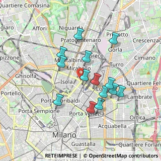 Mappa Via Emanuele Muzio, 20124 Milano MI, Italia (1.59)