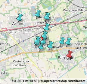 Mappa Via De Amicis, 20018 Sedriano MI, Italia (1.415)