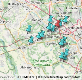 Mappa Via De Amicis, 20018 Sedriano MI, Italia (6.71)