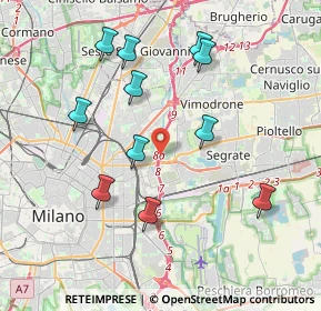 Mappa Via Canelli, 20134 Milano MI, Italia (3.89091)