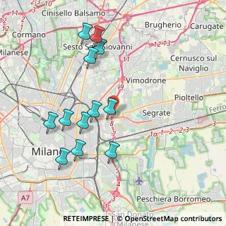 Mappa Via Canelli, 20134 Milano MI, Italia (4.03167)