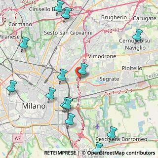 Mappa Via Canelli, 20134 Milano MI, Italia (5.53846)