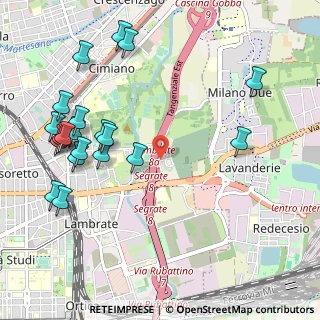 Mappa Via Canelli, 20134 Milano MI, Italia (1.2485)