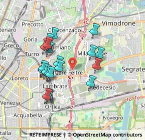 Mappa Via Canelli, 20134 Milano MI, Italia (1.5925)
