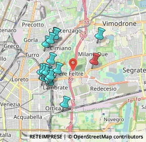 Mappa Via Canelli, 20134 Milano MI, Italia (1.65563)