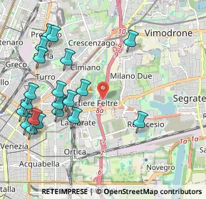 Mappa Via Canelli, 20134 Milano MI, Italia (2.4065)