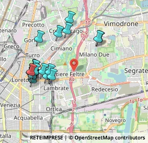 Mappa Via Canelli, 20134 Milano MI, Italia (2.068)