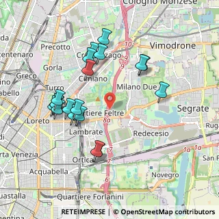 Mappa Via Canelli, 20134 Milano MI, Italia (1.9415)