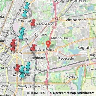 Mappa Via Canelli, 20134 Milano MI, Italia (3.06077)