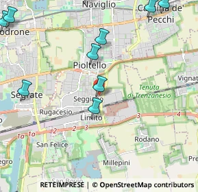 Mappa Via Generale Carlo Alberto dalla Chiesa, 20096 Pioltello MI, Italia (3.34059)