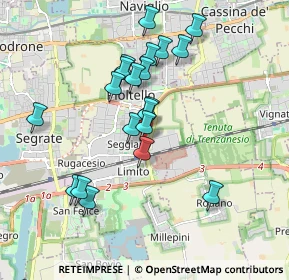 Mappa Via Generale Carlo Alberto dalla Chiesa, 20096 Pioltello MI, Italia (1.701)