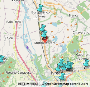 Mappa Via Roma, 10016 Montalto Dora TO, Italia (2.81467)