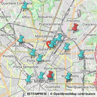Mappa Via Timavo, 20125 Milano MI, Italia (2.36)