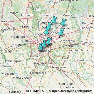 Mappa Via Cecilio Stazio, 20131 Milano MI, Italia (20.12636)