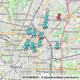 Mappa Via Cecilio Stazio, 20131 Milano MI, Italia (1.46231)