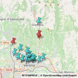 Mappa Via Valpantena, 37121 Verona VR, Italia (5.2565)