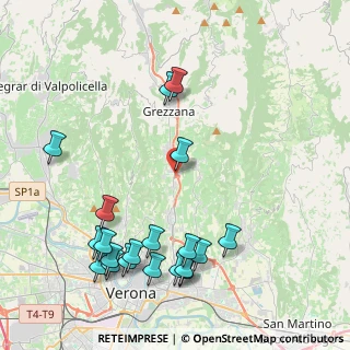 Mappa Via Valpantena, 37121 Verona VR, Italia (4.9875)