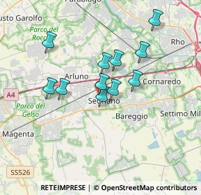 Mappa Via Fiume, 20018 Sedriano MI, Italia (2.85182)