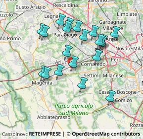 Mappa Via Fiume, 20018 Sedriano MI, Italia (6.8955)