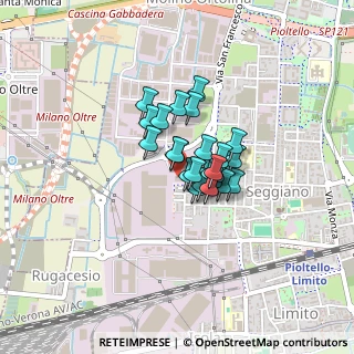 Mappa Via Achille Grandi, 20096 Pioltello MI, Italia (0.22308)