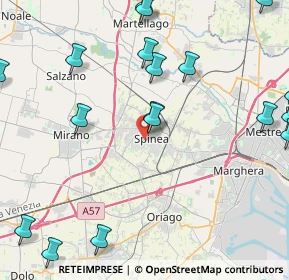 Mappa Via San Marino, 30038 Spinea VE, Italia (6.1095)