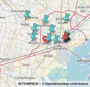 Mappa 30038 Spinea VE, Italia (6.02143)