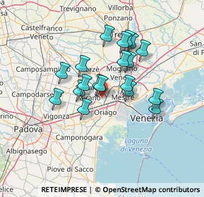 Mappa 30038 Spinea VE, Italia (10.98947)