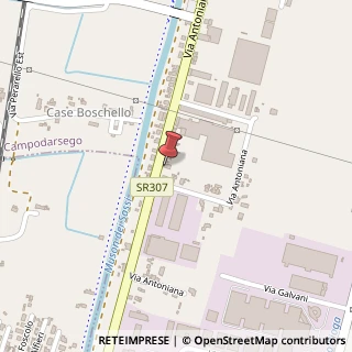 Mappa Via Antoniana, 54, 35011 Campodarsego, Padova (Veneto)
