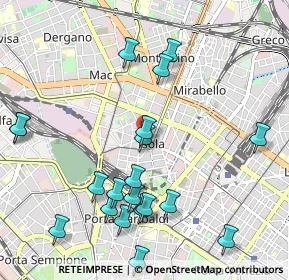 Mappa Via Traù, 20159 Milano MI, Italia (1.1755)