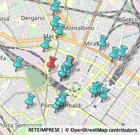 Mappa Via Traù, 20159 Milano MI, Italia (1.0055)