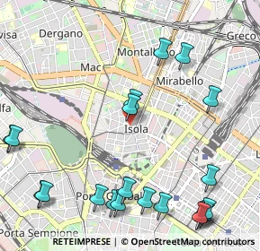 Mappa Via Traù, 20159 Milano MI, Italia (1.402)