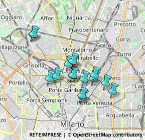 Mappa Via Traù, 20159 Milano MI, Italia (1.462)