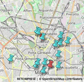 Mappa Via Traù, 20159 Milano MI, Italia (2.09063)