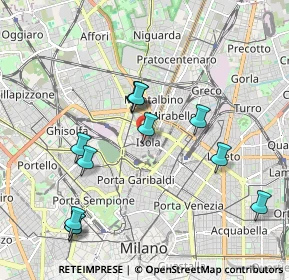 Mappa Via Traù, 20159 Milano MI, Italia (1.97333)