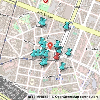 Mappa Via Traù, 20159 Milano MI, Italia (0.1655)