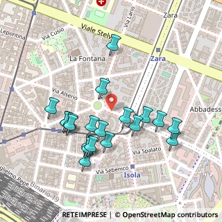 Mappa Via Traù, 20159 Milano MI, Italia (0.23)