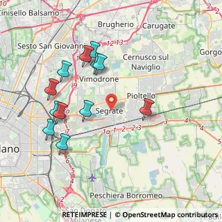 Mappa Via A. Cristei, 20054 Segrate MI, Italia (4.00333)