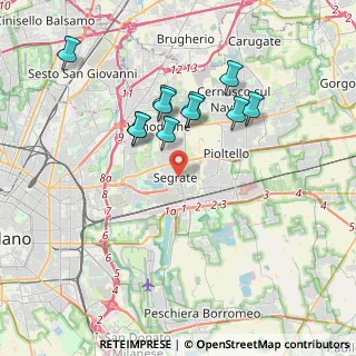 Mappa Via A. Cristei, 20054 Segrate MI, Italia (3.34636)