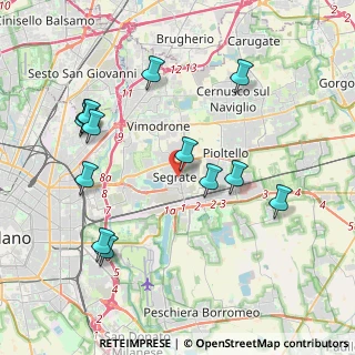 Mappa Via A. Cristei, 20054 Segrate MI, Italia (4.23231)