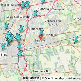 Mappa Via A. Cristei, 20054 Segrate MI, Italia (6.309)