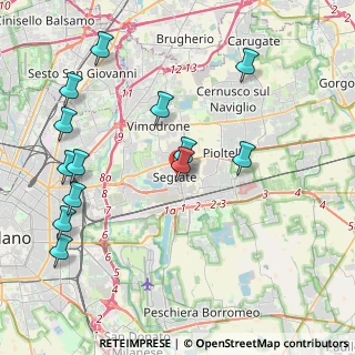 Mappa Via A. Cristei, 20054 Segrate MI, Italia (4.67)
