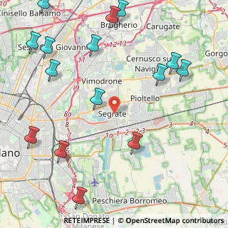 Mappa Via A. Cristei, 20054 Segrate MI, Italia (5.77733)