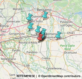 Mappa Via Pirolo, 24043 Caravaggio BG, Italia (5.8575)