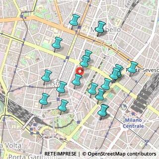 Mappa Via degli Assereto, 20124 Milano MI, Italia (0.467)