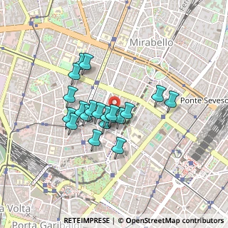 Mappa Via Rosellini, 20124 Milano MI, Italia (0.3335)