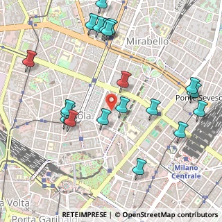 Mappa Via degli Assereto, 20124 Milano MI, Italia (0.5975)