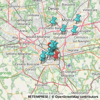 Mappa Via degli Assereto, 20124 Milano MI, Italia (4.60462)